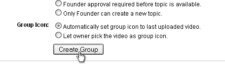 Click Create Group.