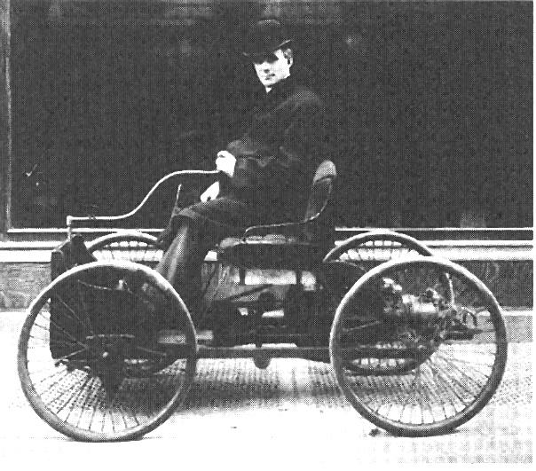 Would you see this idea, a flimsy gas-powered cart called the quadcycle, as the future of transportation in 1898? Most people then didn't either. This is one of Henry Ford's first automobiles.