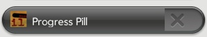 A Progress Pill widget example