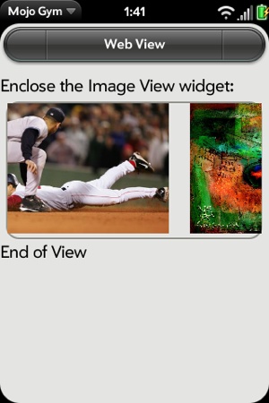 An ImageView widget example