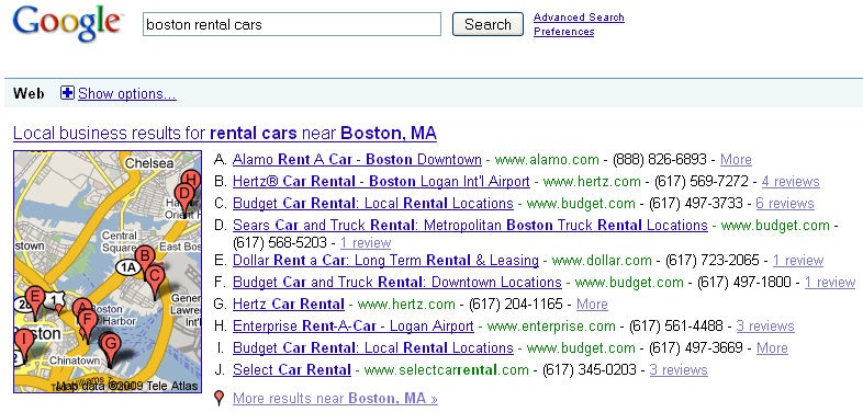 Search results for “boston rental cars”