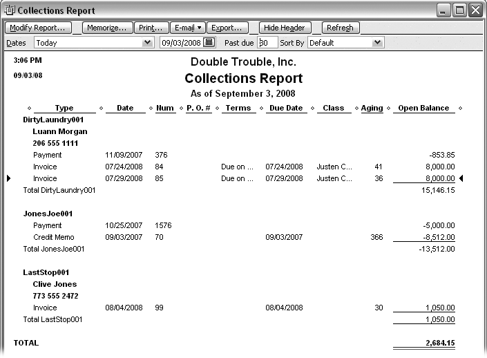 In the Select Memorized Reports From drop-down list, you can choose a memorized group of reports to have QuickBooks automatically select all the reports in that memorized group. To streamline Process Multiple Reports, create a memorized group () for each collection of reports you process and call it something like EndofMonth or EndofQuarter. Then, in the Process Multiple Reports dialog box, you can select the entry for the memorized group of reports and print them all at once.
