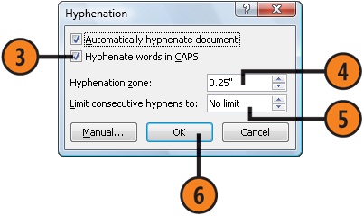 Set Automatic Hyphenation