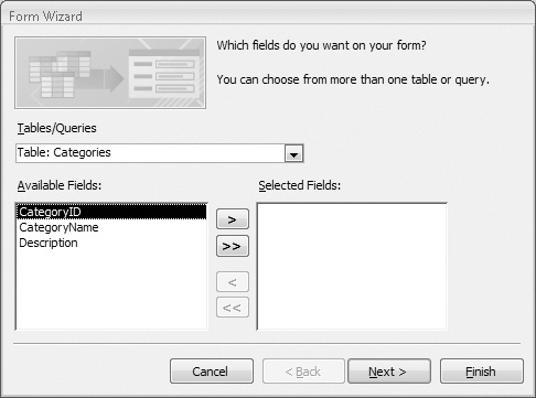 Creating a Form by Using an AutoForm