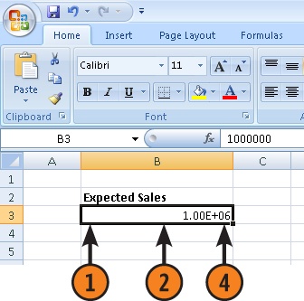 Enter Numbers Using Scientific Notation and Exponents