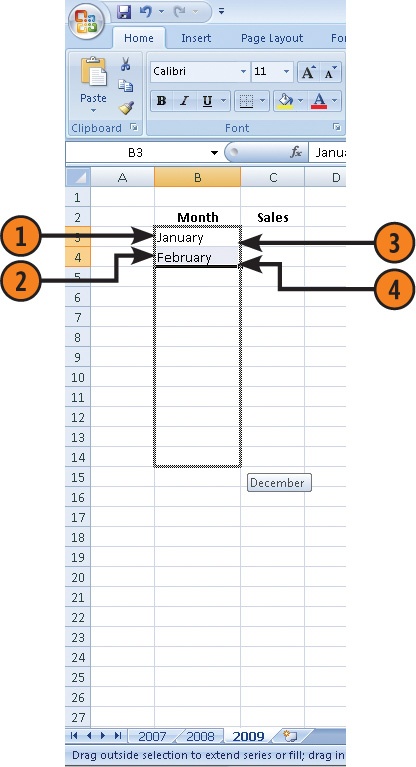 Use AutoFill to Enter a Series of Values