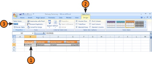 Rename a Data Table