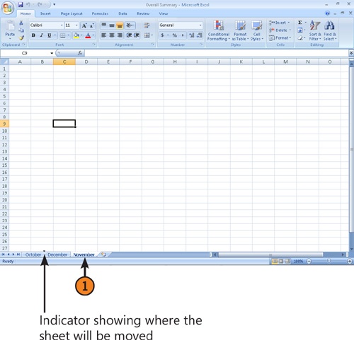 Move Worksheets within the Workbook