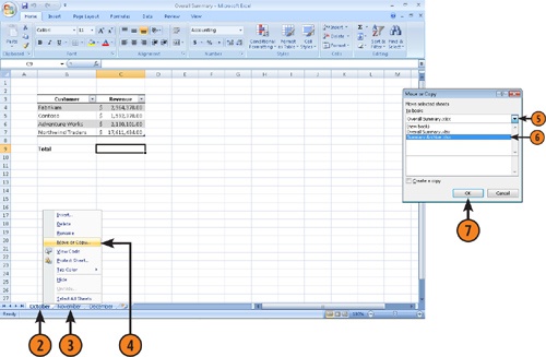 Move Worksheets to Another Workbook