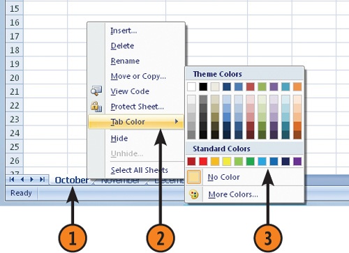 Color a Sheet Tab