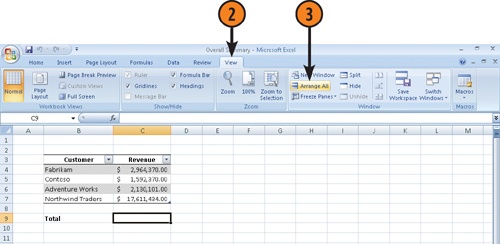 View Multiple Workbooks at the Same Time