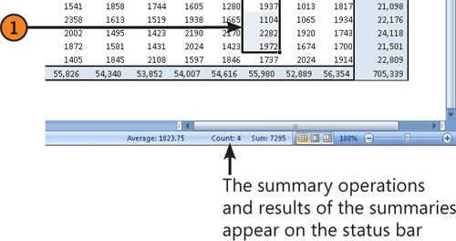 Summarizing Data in a Group of Cells