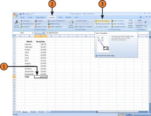 Find Cell Precedents and Dependents