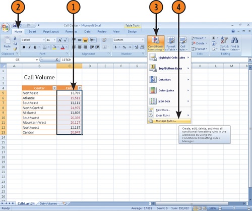 Edit a Conditional Formatting Rule