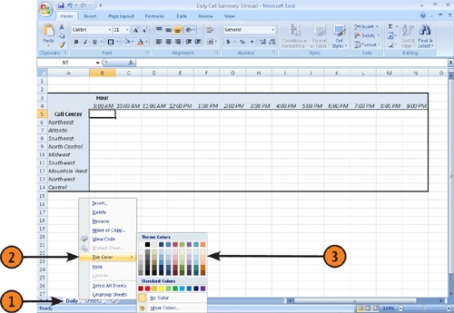 Color a Sheet Tab