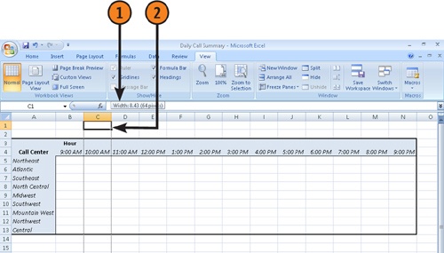 Resize a Column