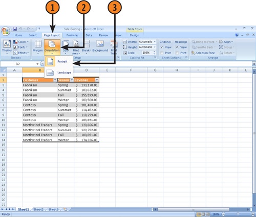 Set Page Orientation