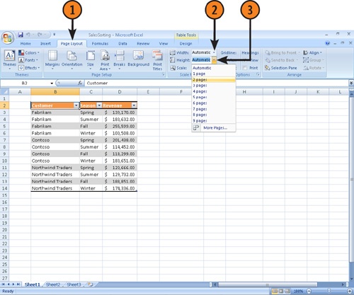 Scale the Printout to a Fixed Number of Pages