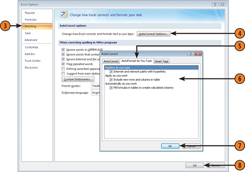 Control AutoFormat Rules