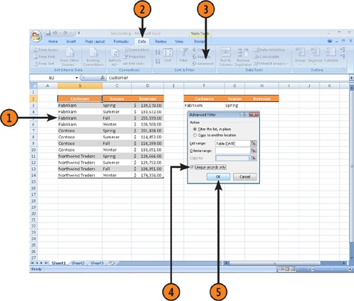 Find Unique Rows in a Data Table