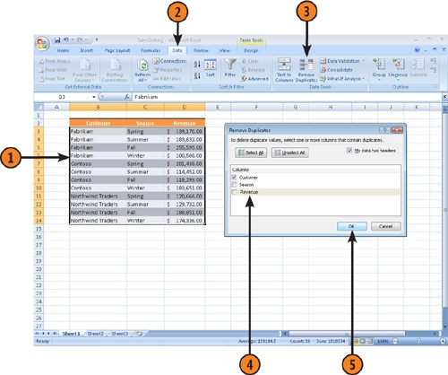 Delete Duplicate Values from a Data List