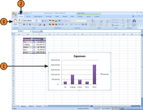 Copy an Excel Chart to PowerPoint