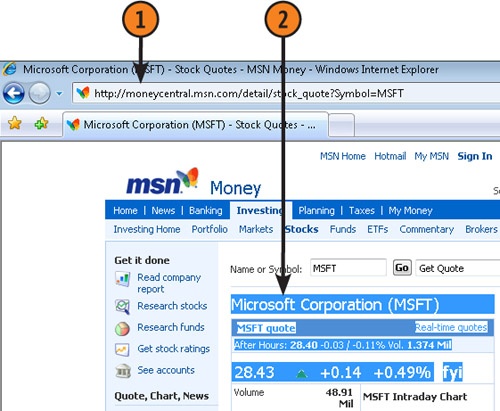 Copy Data from the Web to Excel