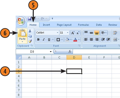 Copy Data from the Web to Excel