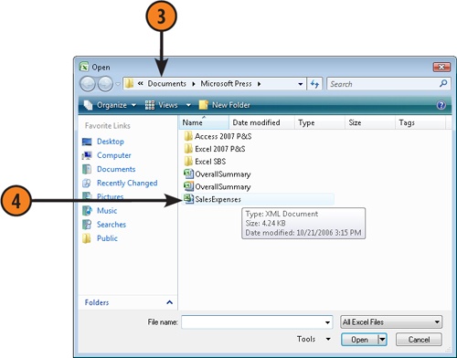 Import Spreadsheet XML