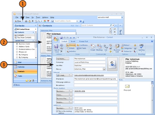 Overview of an Outlook Item Window