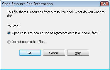 Opening a Sharer Plan and Updating a Resource Pool