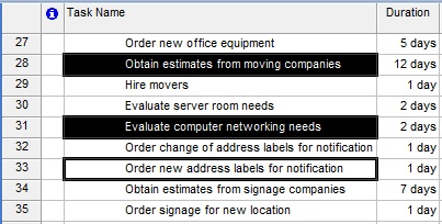 Use the Ctrl key to select nonadjacent fields.