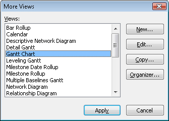 You can edit an existing view, copy an existing view, or create a completely new view.