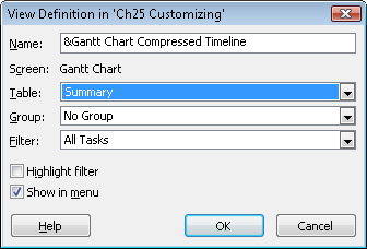 You choose a table, group, and filter when you customize a single-pane view.