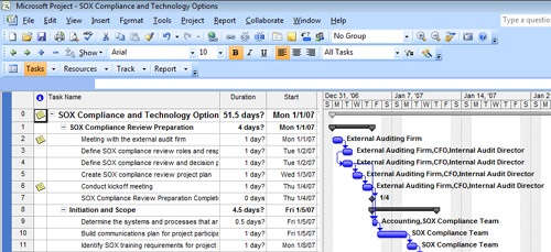 A new project file is created based on your selected template.