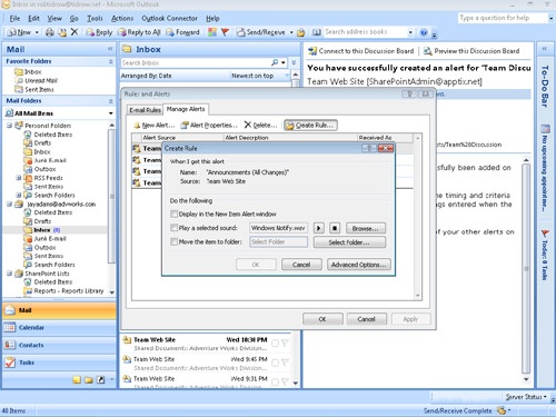 The Create Rule dialog box is used to create a rule based on an alert.