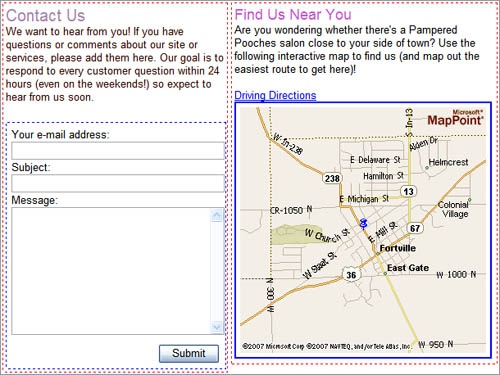 The Map & Directions module adds a sophisticated, convenient feature for your site visitors.