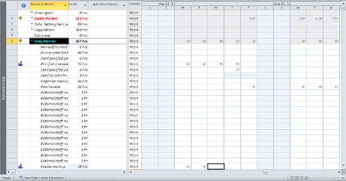 Resolving Resource Overallocations Manually