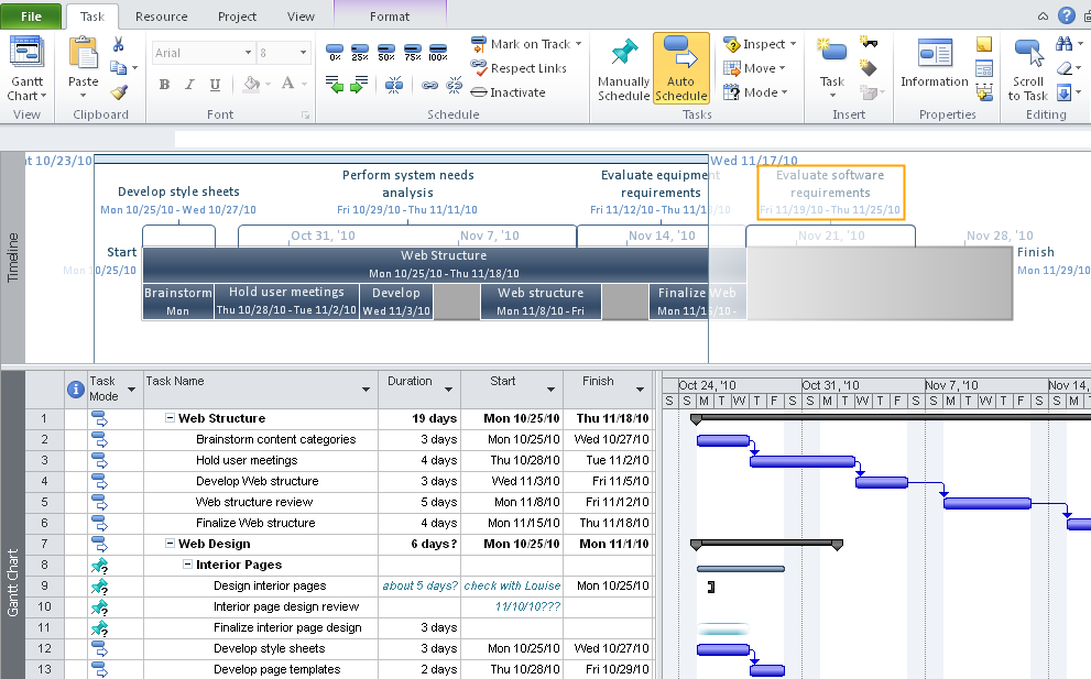 Use the Timeline to view the highlights or milestones you want to keep at the forefront.