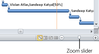 Using the Zoom Slider