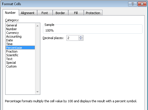 Use the Number tab in the Format Cells dialog box in Excel to change the data type or number format of a set of exported project fields.