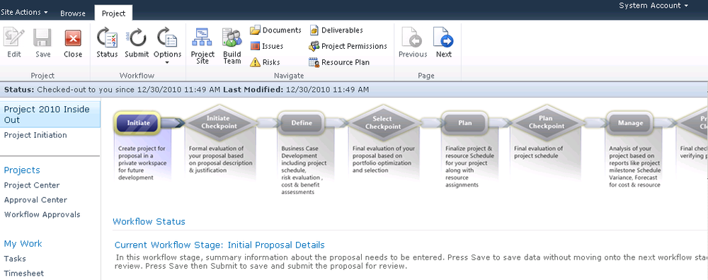 Access the Build Team function from the Project tab of the project detail page.