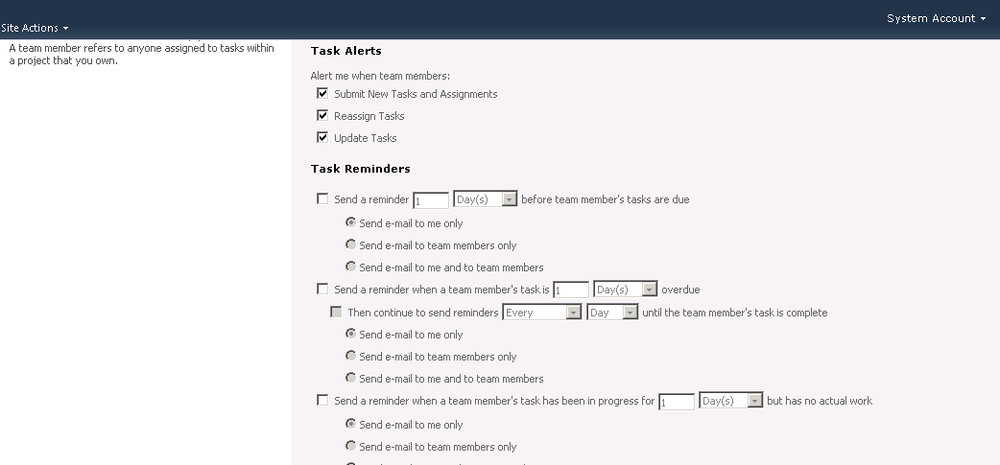 Enter risk information in the Risks - New Item page.