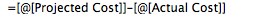 Structured references make your formulas more meaningful.