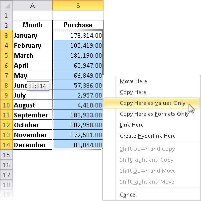 Converting numbers into fixed values.