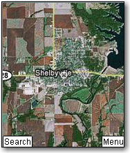A Google map displayed in satellite view.