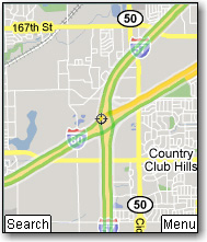 Real-time traffic information on your mobile phone.