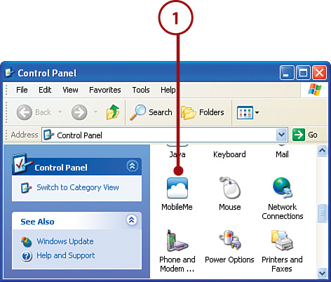 Configuring MobileMe on a Windows PC