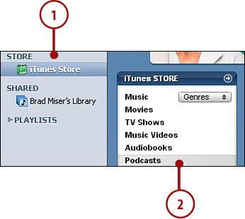 Subscribing to Podcasts in the iTunes Store