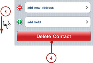 Deleting Contacts Manually